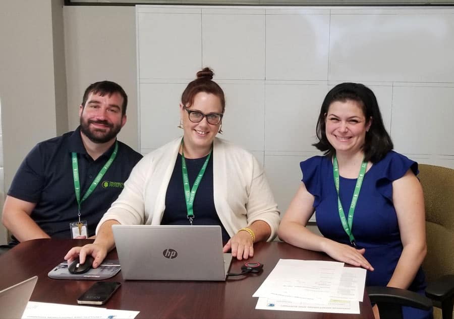 The GUIDE Team (from left to right) Mark Olynciw, Amy Etzel, and Jennifer Empey
