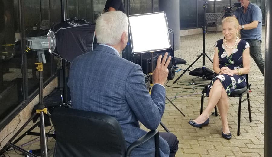 Barbara Pearce Interviewed by CBS about Connecticut Hospice